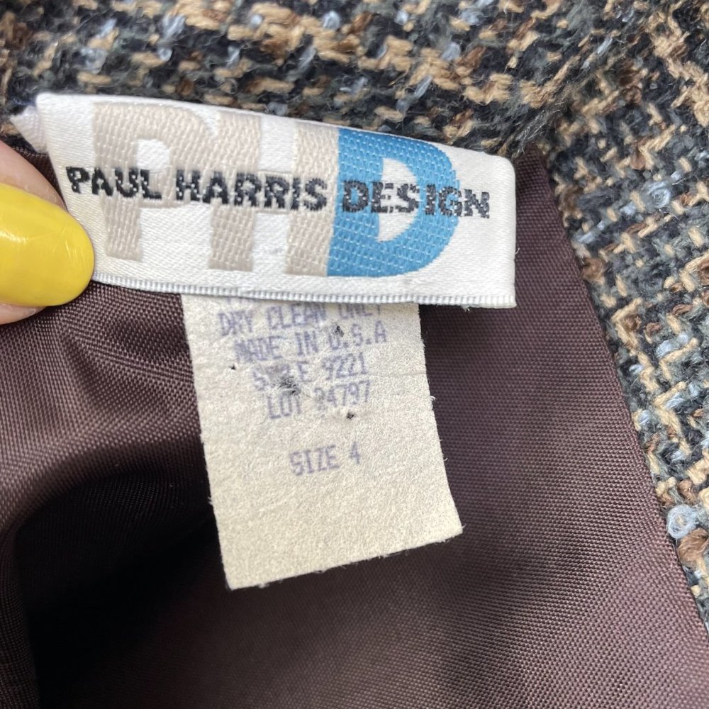 Paul Harris Tweed Skirt - size 4 - Picture 4 of 5